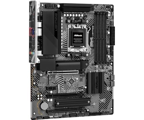 ASRock X670E PG Lightning ATX Anakart AMD AM5 Ryzen 8000 ve 7000, DDR5, 4x M.2 SSD, 4K 120Hz, AMD Expo, USB Type-C