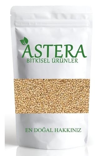 ASTERA 1 Kg Akdarı Tane ( Beyaz Darı ) Ak Darı Tane 1000 Gr