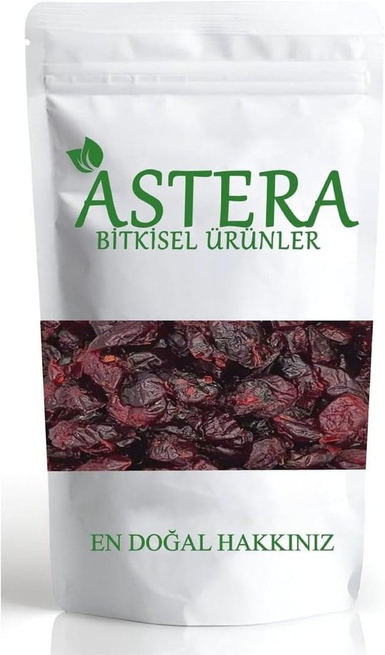 ASTERA 1 Kg Cranberry ( Turna Yemişi - Yaban Mersini Kurutulmuş ) 1. Kalite 1000 Gr
