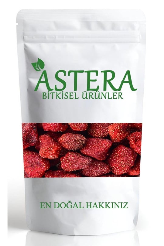 ASTERA 250 gr Çilek Kurusu ( 1. Kalite - Az Şekerli )