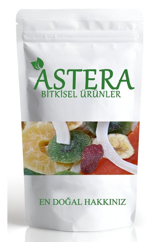 ASTERA 250 Gr Karışık Meyve Kurusu ( Mango - Kivi - Çilek - Hindistan Cevizi - Muz - Ananas )