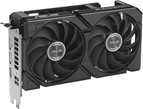 ASUS DUAL-RX9060XT-16G-AMD-RADEON-RX 9060 XT-16G-16GB GDDR6-128bit-3250MHz-HDMI-2xDP-EKRAN KARTI