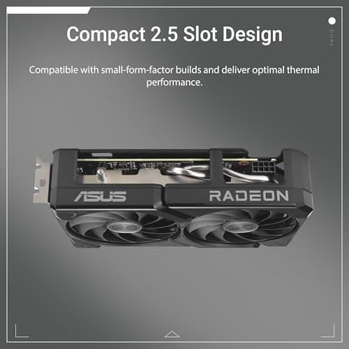 ASUS DUAL-RX9060XT-8G-AMD-RADEON-RX 9060-8G-8GB GDDR6-128bit-HDMI-2xDP-EKRAN KARTI - Seçenekler: DUAL-RX9060XT-8G, PRIME-RX9060XT-O8G...