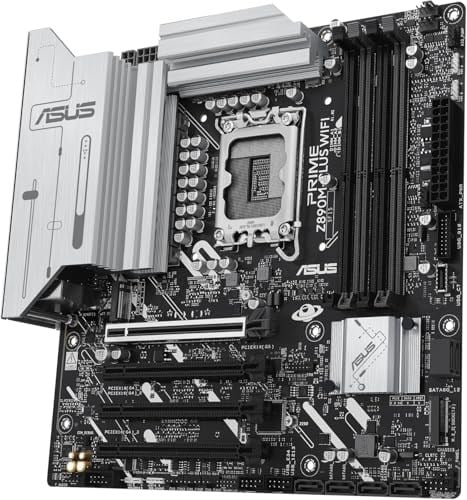 ASUS PRIME Z890M-PLUS WIFI Intel Z890 LGA1851 DDR5 8400 DP HDMI Type-C 3x M2 USB3.2 WiFi 7 + BT AURA RGB 2.5Gbit LAN mATX 10+1+2+1 Güç  - Seçenekler: Plus WiFi, PRIME Z790-P WIFI, PRIME Z890-P, P WiFi