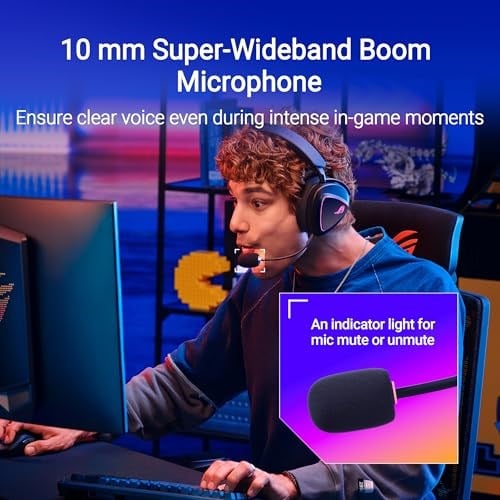 Asus ROG Delta II Wireless 2.4GHz/Bluetooth Kablosuz Siyah Gaming (Oyuncu) Kulaklık