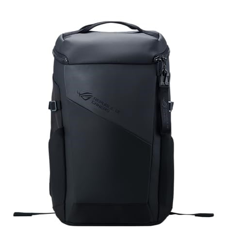 ASUS ROG Ranger BP201 dizüstü bilgisayar sırt çantası (hafif, su geçirmez, 22 litre depolama alanı, 17 inçe kadar dizüstü bilgisayarlar için