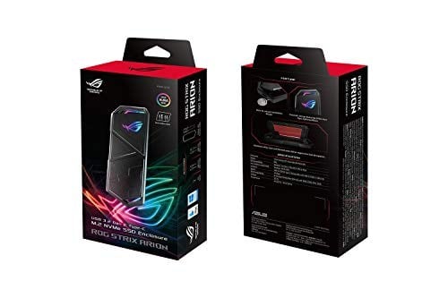 ASUS ROG Strix Arion ESD-S1C M.2 NVMe M.2 Harddisk Kutusu (90DD02H0-M09000)