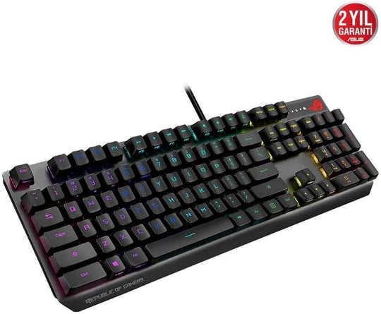 Asus ROG Strix Scope RX ROG RX Red Optik Mekanik Switch RGB Kablolu Gaming (Oyuncu) Klavye - Seçenekler: ROG STRIX SCOPE RX/RD, Rog Strix Blue, Rog Strix Red