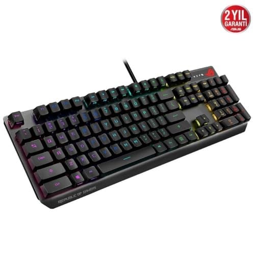 Asus ROG Strix Scope RX ROG RX Red Optik Mekanik Switch RGB Kablolu Gaming (Oyuncu) Klavye - Seçenekler: ROG STRIX SCOPE RX/RD, Rog Strix Blue, Rog Strix Red
