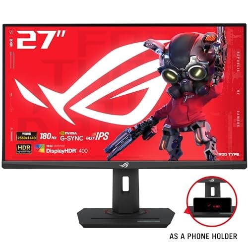 ASUS ROG Strix XG27ACS 27 180Hz 1ms QHD Adaptive Sync Fast IPS Monitör Gaming (Oyuncu) Monitör - Seçenekler: 27inc-180Hz-2K, 27inc-180Hz-5K
