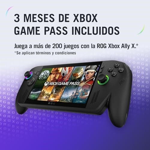 ASUS ROG Xbox Ally X taşınabilir oyun konsolu (17,8 cm (7 inç) Full HD, 120 Hz (AMD Ryzen Z2 Extreme, 24 GB RAM, 1 TB SSD, 80 Wh pil, Windows 11, oyun kartı dahil) siyah