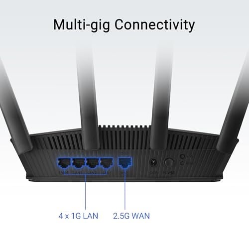 ASUS RT-BE55 Çift Bantlı WiFi 7 Akıllı AiMesh Genişletilebilir Router