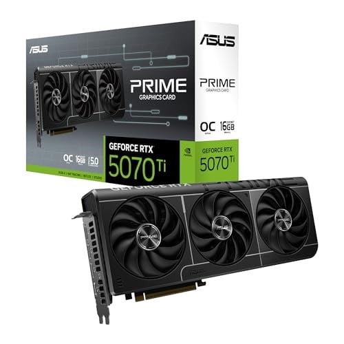 Asus RTX 5070 TI Prime PRIME-RTX5070TI-16G 256 Bit GDDR7 16 GB Ekran Kartı - Seçenekler: PRIME-RTX5070TI-O16G, PRIME-RTX5070-O12G...