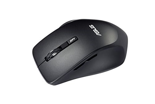Asus WT425 Kablosuz Optik Sessiz Tıklama Özellikli Siyah Mouse