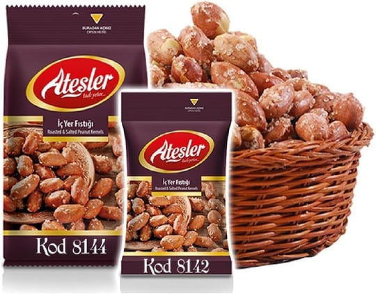 Ateşler Kuruyemiş Fıstık İçi Kavrulmuş 200 gr