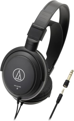 Audio-Technica ATH-AVC200 kapalı, dinamik kulaklık Siyah - Seçenekler: ATH-AVC200, ATH-AVC400