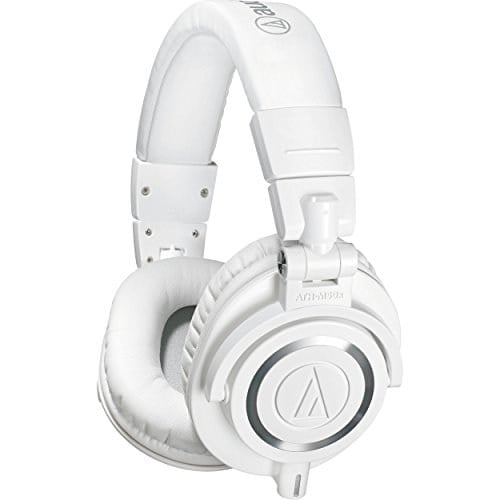 Audio-Technica M50xWH Stüdyo Kulaklık Beyaz Kablolu, Kapalı - Creators, DJler, Podcasting, Kayıt ve İzleme için