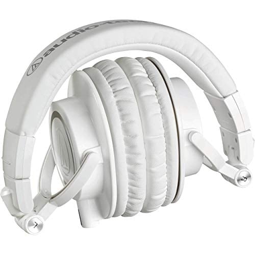 Audio-Technica M50xWH Stüdyo Kulaklık Beyaz Kablolu, Kapalı - Creators, DJler, Podcasting, Kayıt ve İzleme için