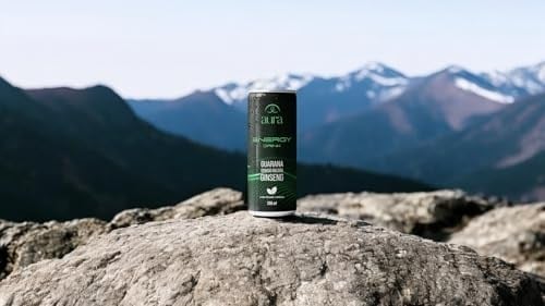 Aura Sağlıklı Enerji İçeceği | 250 ml x 24lü Kutu | Doğal İçerikli, Düşük Şekerli | Ginseng, Guarana, Ginkgo Biloba Destekli | Aspartam ve Asesulfam K İçermez