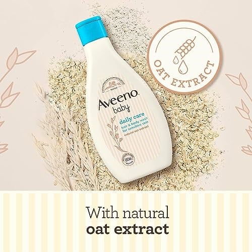 Aveeno Baby Hassas Ciltler İçin Günlük Bakım Saç ve Vücut Şampuanı 250 ml