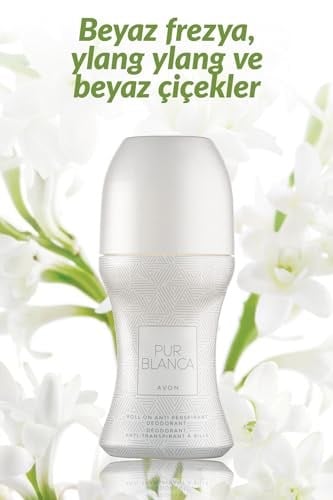 Avon Pur Blanca Kadın Roll On 50 Ml. - Seçenekler: Tekli, İkili, Üçlü
