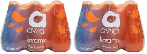 Avşar Karamix Maden Suyu 200 ml 6lı 2li paket