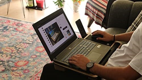 Axolotl Supply Telefon Ve Tablet Bölmeli Minderli Laptop Sehpası Notebook Bilgisayar Çalışma Masası