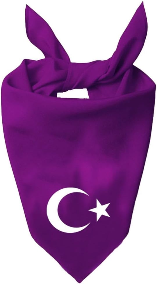 Ayyıldız Tek Renk Fular