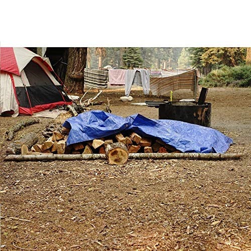 B-Air tarafından Grizzly Tarps 16 x 20 Büyük Çok Amaçlı Su Geçirmez Ağır Hizmet Tipi Poli Tarp Grometli Her 36 inç, 8x8 Dokuma, 5 Mil Kalınlığı, - Seçenekler: 15X15, 16X20, 6 x 8, 12X16, 20x30