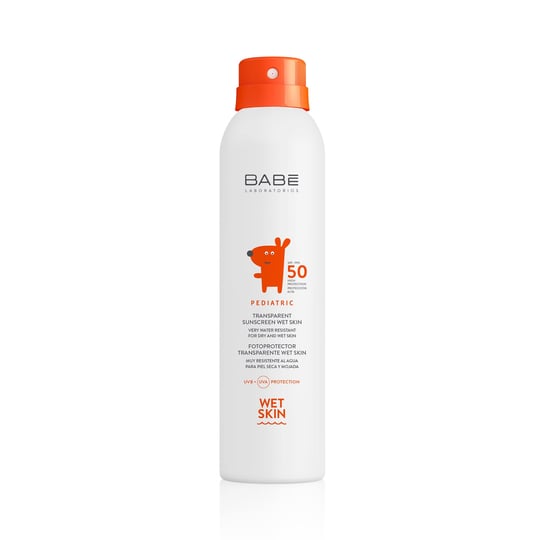 Babe Pediatric Transparent Sunscreen Wet Skin Spf 50 Bebek Ve Çocuk Için Güneş Spreyi 200 ml
