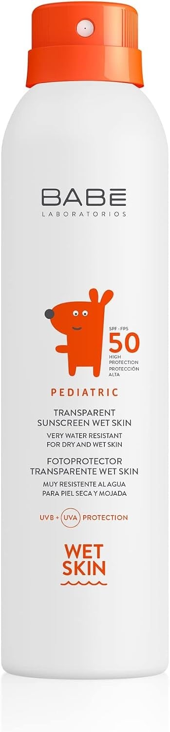 Babe Pediatric Transparent Sunscreen Wet Skin Spf 50 Bebek Ve Çocuk Için Güneş Spreyi 200 ml