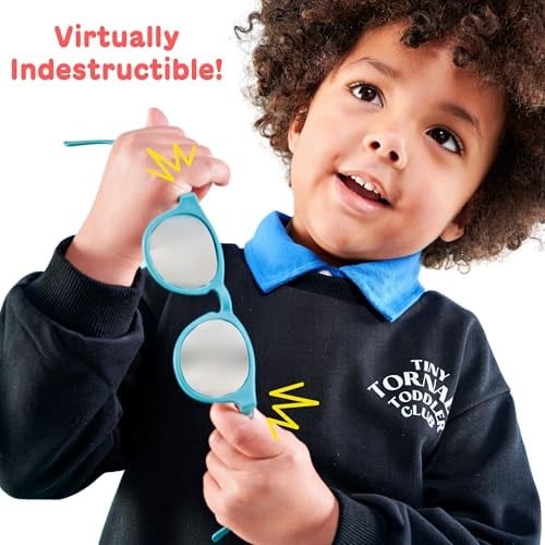 Babiators Çocuk Anahtar Deliği Şekilli UV Güneş Gözlüğü - Bükülebilir, Esnek, Dayanıklı, Bebek Güvenli