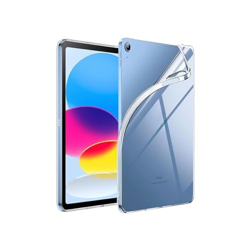 Babilden APPLE ile uyumlu 11 inç iPad (A16) / iPad Air 10.9 inç/iPad 10.Nesil 10.9 Kılıf Şeffaf Silikon Arka Kapak