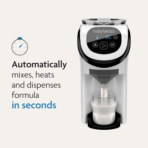 Baby Brezza Formula Pro Mini – Otomatik Toz Mama Hazırlayıcı Makine | Kompakt Tasarım | Ayarlanabilir Sıcaklık ve Miktar | BPA İçermez