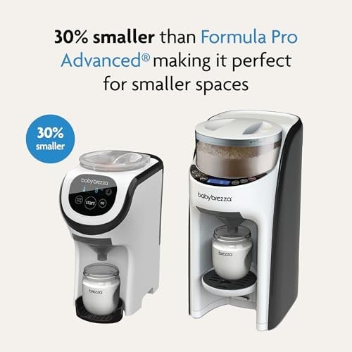 Baby Brezza Formula Pro Mini – Otomatik Toz Mama Hazırlayıcı Makine | Kompakt Tasarım | Ayarlanabilir Sıcaklık ve Miktar | BPA İçermez
