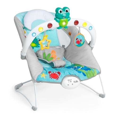 Baby Einstein Ocean Explorers Müzikal Zıpzıp Yenidoğan Koltuğu, Kick To It Neptune, Üniseks, 0-6 Ay, 9 Kg’a Kadar