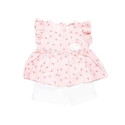 baby rose Kız Çocuk Çiçekli Bluz Şort Takım