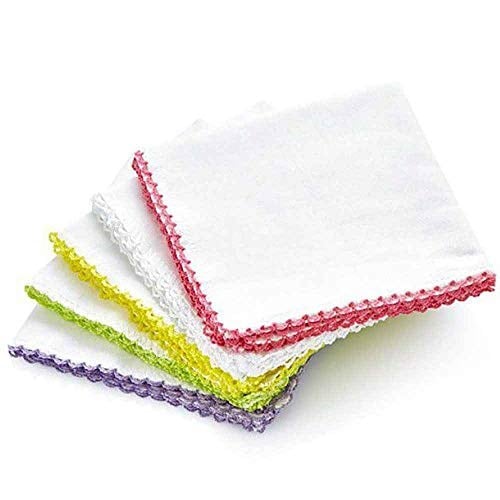 Babyjem Penye Ağız Bezi (Beyaz, 20x20cm, 10lu) - Seçenekler: 20x20, 28x28