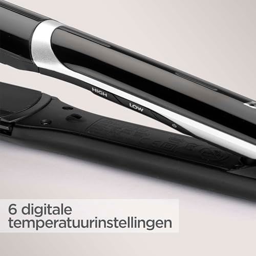 Babyliss Saç Düzleştirici Sleek Control, 235 Derece, Advanced Ceramics Isı Sistemi, Turmalin-Seramik Plaka, ST397E
