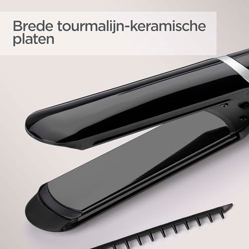 Babyliss Saç Düzleştirici Sleek Control, 235 Derece, Advanced Ceramics Isı Sistemi, Turmalin-Seramik Plaka, ST397E