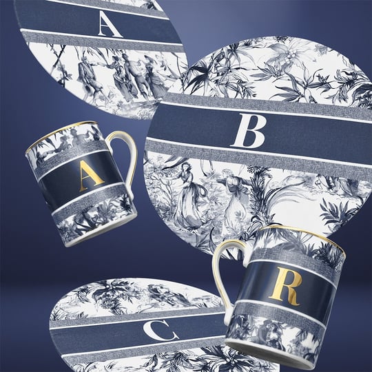 Baci Milano Alphabet C Harfli Servis Altlığı 34 cm