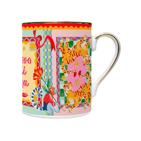 Baci Milano Dolce Far Niente Kaplan Desenli Mug