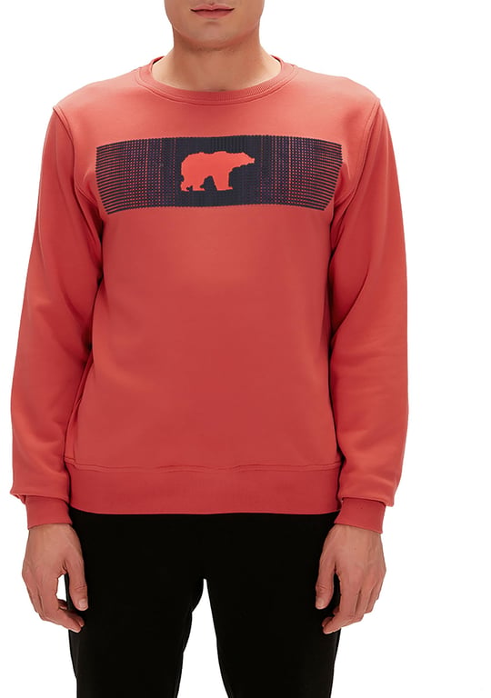 Bad Bear 19.02.12.007 Fancy Crewneck 3D Sarı Erkek Sweatshirt
