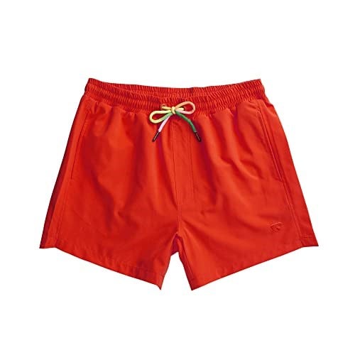 Bad Bear Erkek Parlak Kırmızı Deniz Şortu Chameleon Swımshort