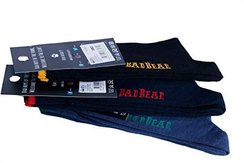 Bad Bear Erkek Uzun Çorap 19.02.02.001 SİYAH ONE SİZE