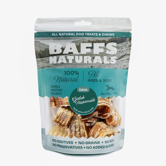 Baffs Naturals Dana Gırtlak Atıştırmalık%100 Doğal Köpek Ödül Maması 100 gr (100 Gr x 1 Adet)
