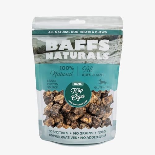Baffs Naturals Dana Küp Ciğer 100% Doğal Köpek Ödül Maması 100 gr (100 Gr x 1 Adet)