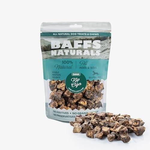 Baffs Naturals Dana Küp Ciğer 100% Doğal Köpek Ödül Maması 100 gr (100 Gr x 1 Adet)