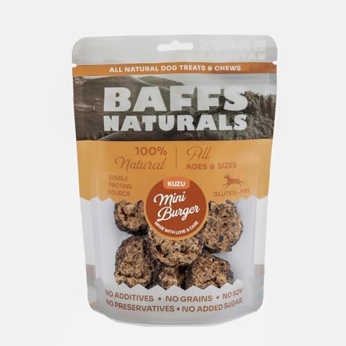 Baffs Naturals Kuzu Mini Burger 100% Doğal Köpek Ödül Maması 100 gr (100 Gr x 1 Adet)