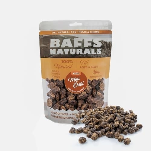 Baffs Naturals Kuzu Mini Ödül 100% Doğal Köpek Ödül Maması 100 gr (100 Gr x 1 Adet)